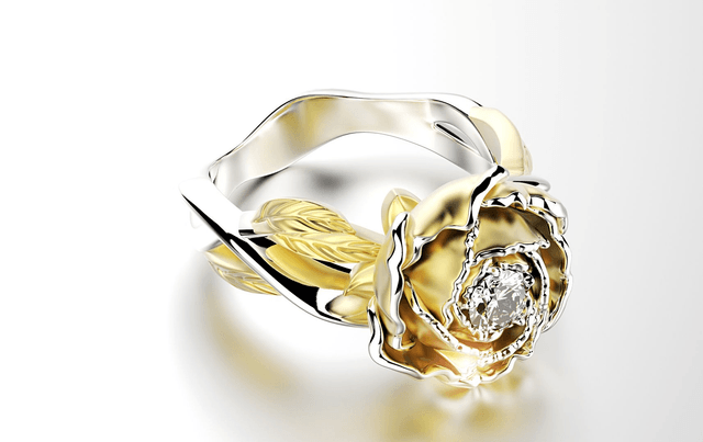 Gold Ring Peony