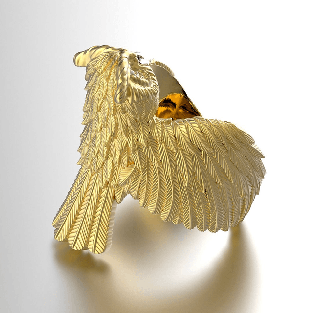 Ring Gold Owl