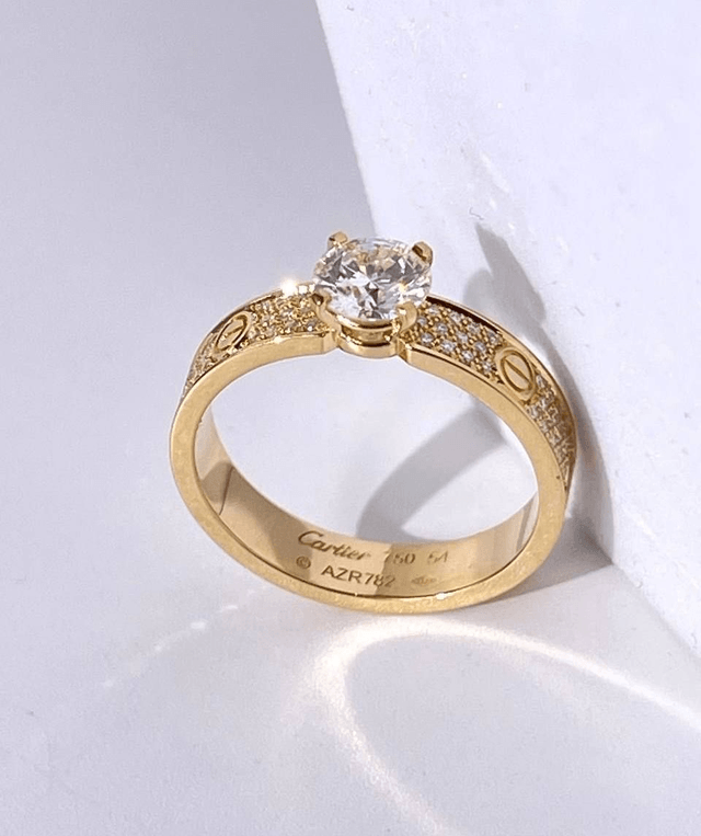 Cartier Love Gold Ring 