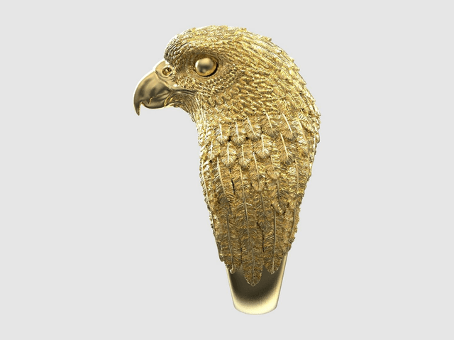 Falcon Gold Ring