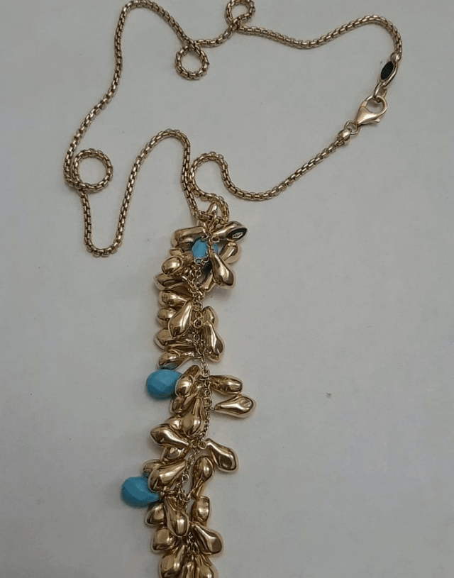 Gold set with Turquoise