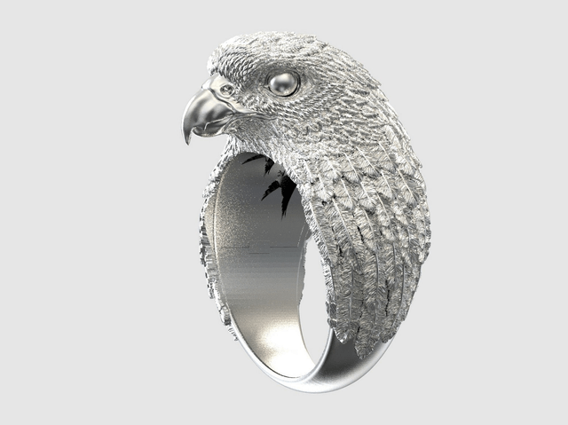 Falcon Gold Ring