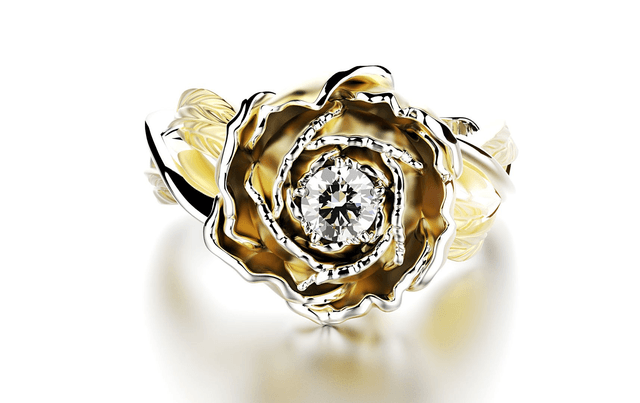 Gold Ring Peony
