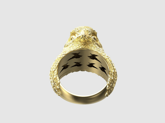 Falcon Gold Ring