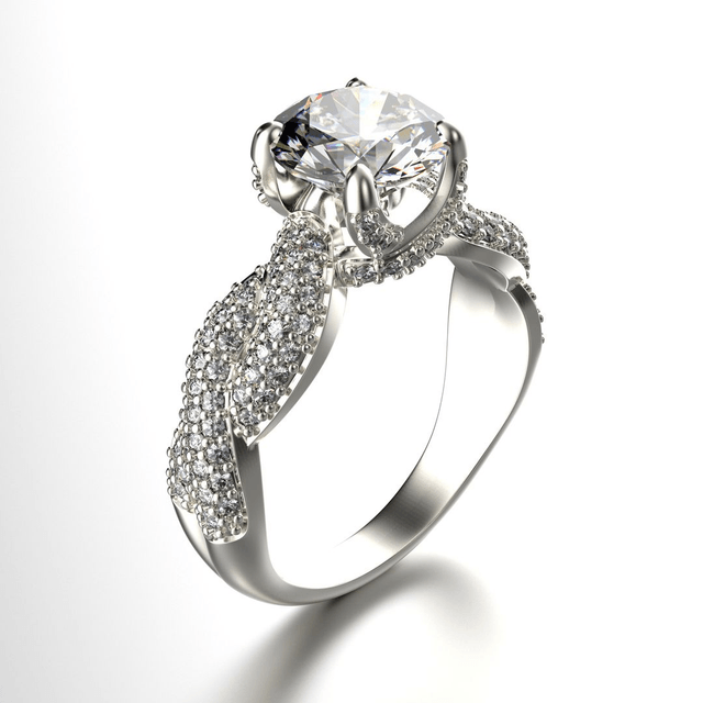 Gold Ring with Diamond