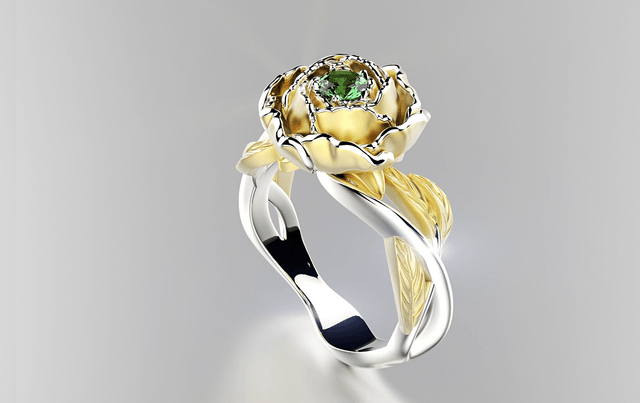 Gold Ring Peony