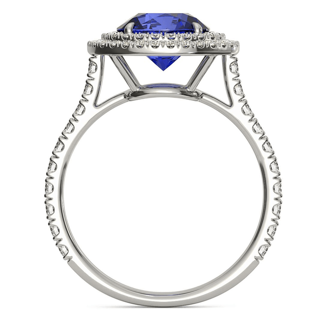 Gold Ring with Sapphire