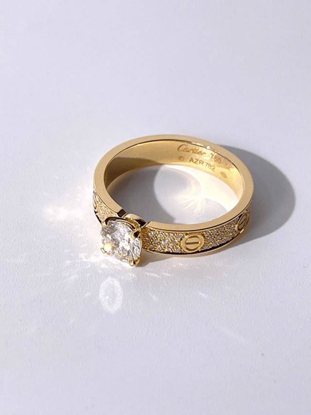 Cartier Love Gold Ring 