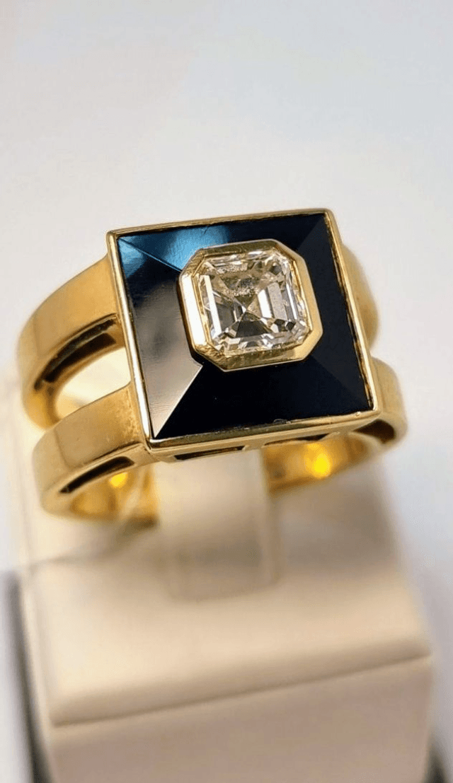 Luxury Gold Ring "Grande capo"