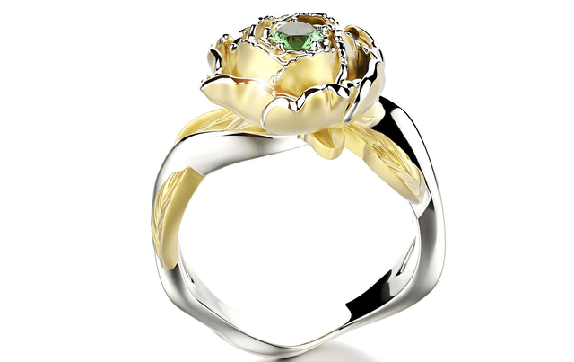 Gold Ring Peony