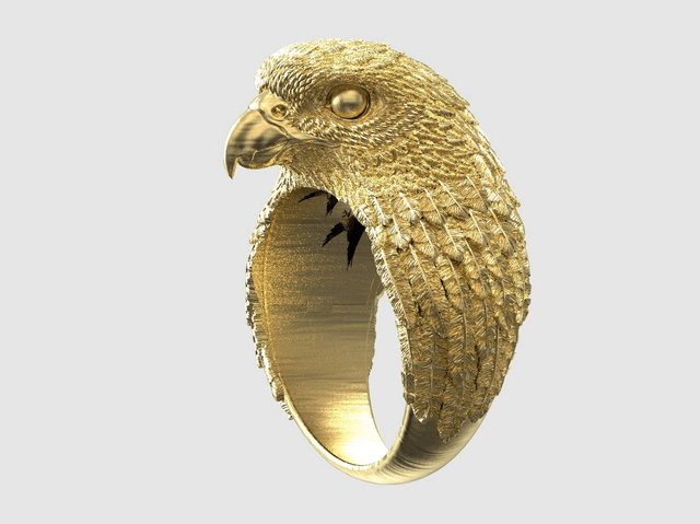 Falcon Gold Ring