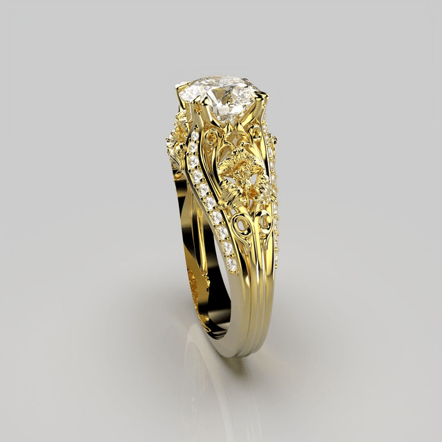 Gold ring Royal Charm