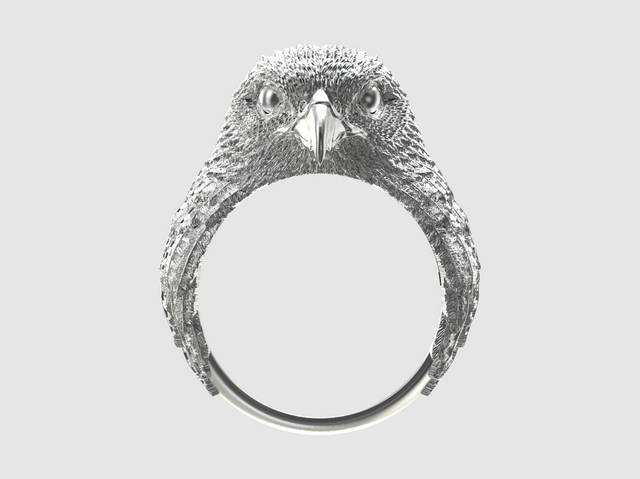 Falcon Gold Ring